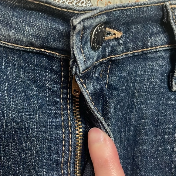 Cabela's Casuals size 8 Average Medium Wash Above-the-knee Stretchy Denim Skirt - Picture 5 of 13